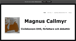 Desktop Screenshot of magnuscallmyr.se